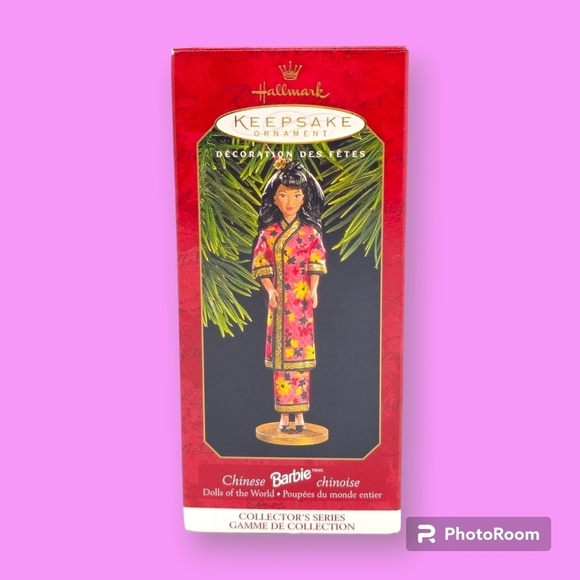Hallmark 1997 Chinese Barbie Dolls of the World Keepsake Ornament - Picture 1 of 5